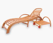 View Safari Loungers With Pull Away Table